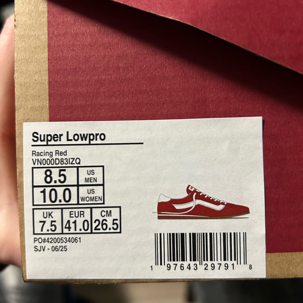 Vans Super Lowpro - Racing Red - Picture 10 of 10